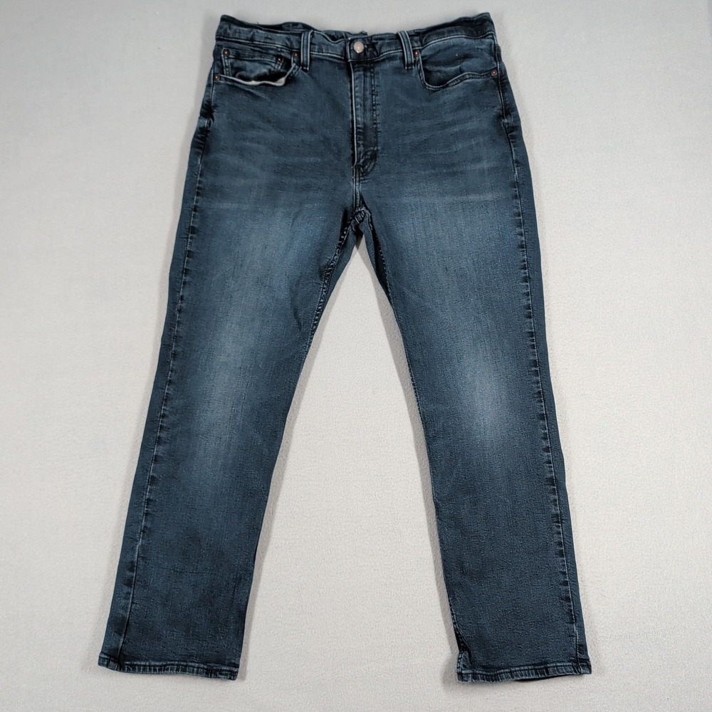Levi's 514 Jeans Mens 38x30 Blue Straight Fit Waterless Stretch Denim Casual